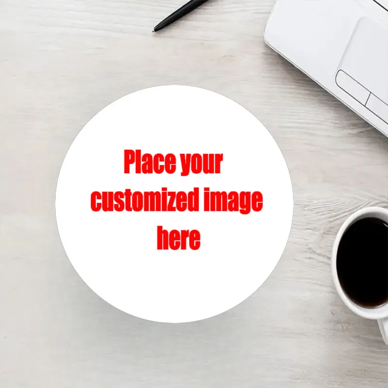 

Изготовленный на заказ круглый прошитый игровой коврик для мыши - нескользящий коврик для офисного стола