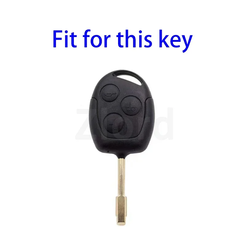 3 Button Remote Key Cover for Ford Fiesta Mk7 Mk5 Mk6 Mondeo Focus 2 Mk2 Transit Ka Fusion C-MAX S-MAX Accessories Car Key Case