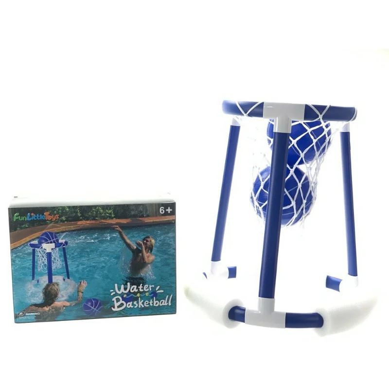 Water Basketball Rack New Children's Outdoor Swimming Pool Floating Basketball Frame Parent-child Party Water Toys