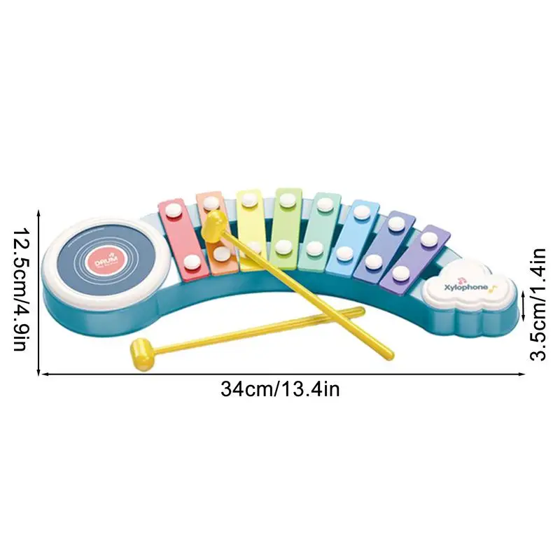 Ksylofon zabawka muzyczna Cloud clockenspiel ksylofon zabawka edukacyjny Instrument muzyczny zabawka maluch Muscial zabawki dla