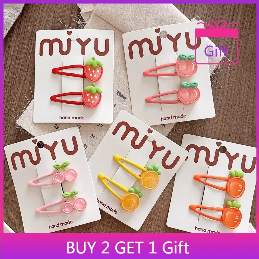 

Весна 2025: Прозрачные заколки-клубнички BB для девочек, милые заколки для волос из смолы, аксессуары для волос в стиле Ins