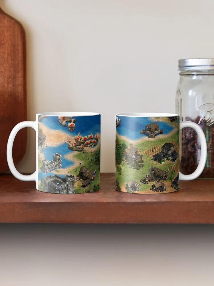 Age of Empires Classic Battle Cup Coffee Coffee Milk Cup Mocha Cat Panda Bear Couple Christmas Mug Kawaii Cups Original Mugs