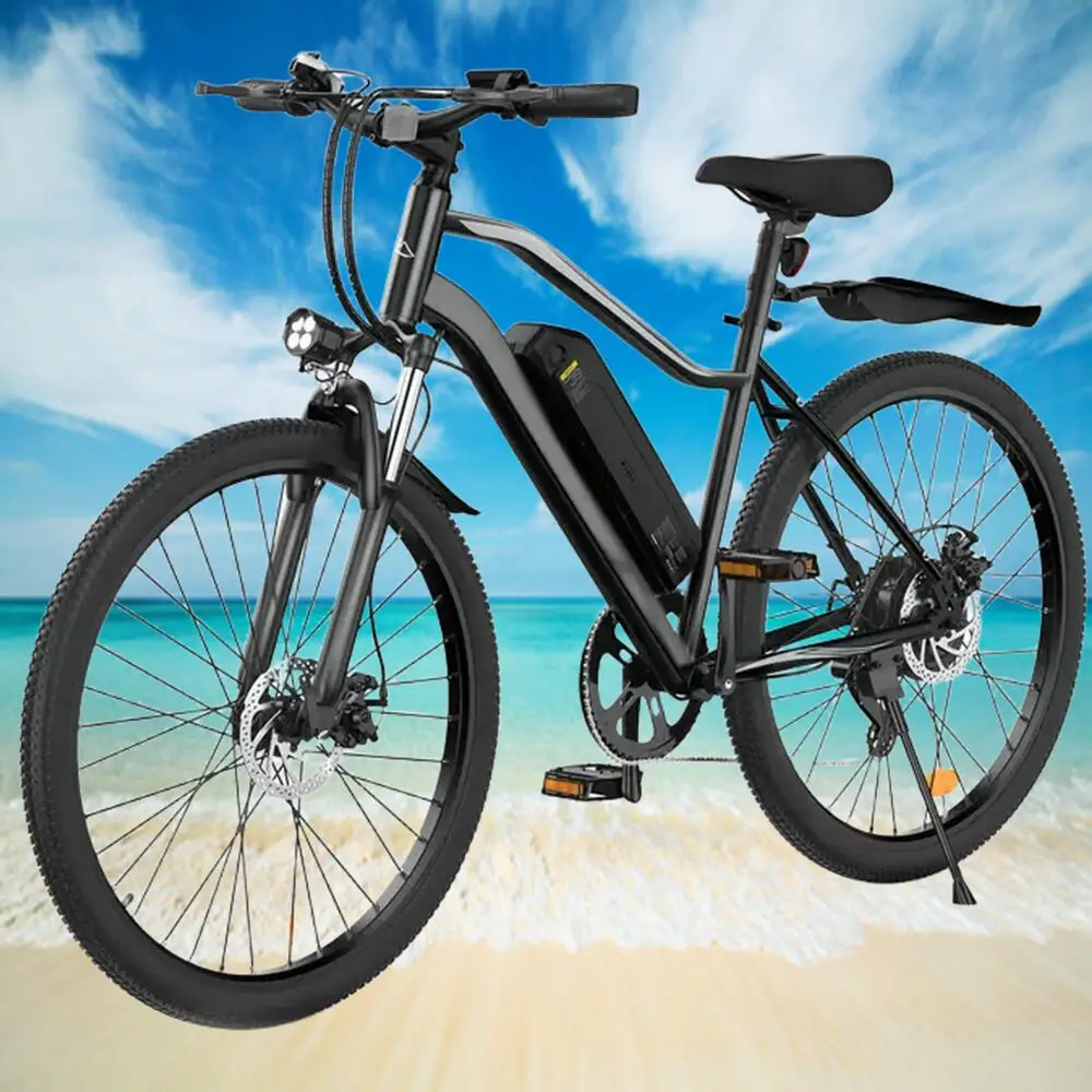 

26" 24" Electric Motorcycles Mountain Bike For Adults 36V 374Wh/468Wh Battery, 500W Motor 21-speed Electric Bicycle 30 Miles