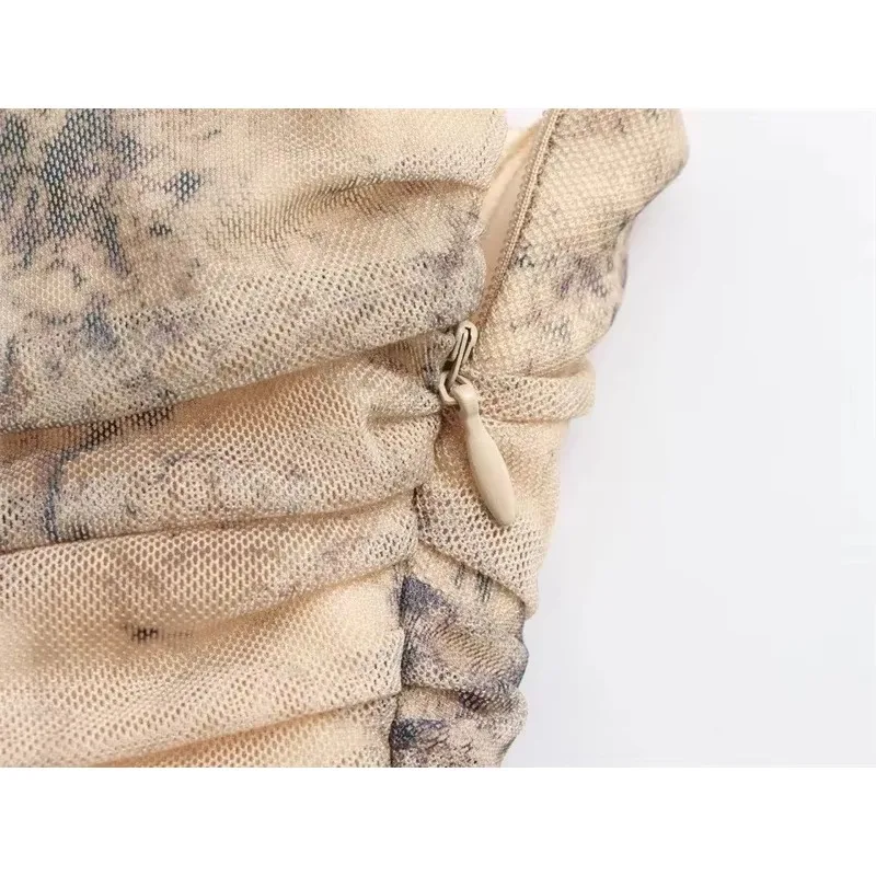 

Korean Fashion Retro Gradient Strap Dress Summer Sleeveless Backless Maxi Dresses For Women Y2k Evening Dresses Women's Clothing