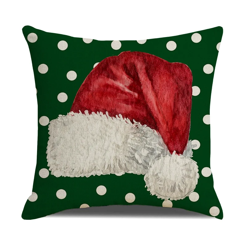 Christmas Pillow Throw Cover Tree Letter Decorative Pillowcase Cushion Case Winter Decor for Home Holiday