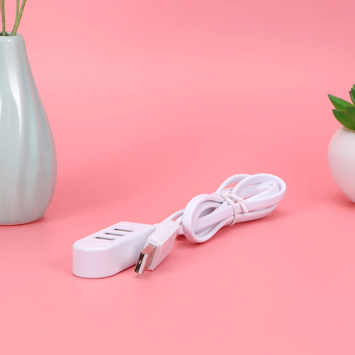 3USB محور متعدد الوظائف 3a محول تمديد خط توسيع متعدد المنافذ محور مدمج صغير محمول 1.2 متر أبيض عالي السرعة