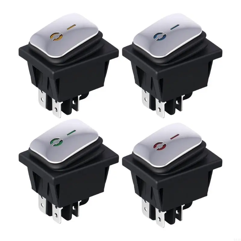 581E Sturdy IP65 Switches 220V 16A سوداء في جبل الاستخدام غير الرسمي
