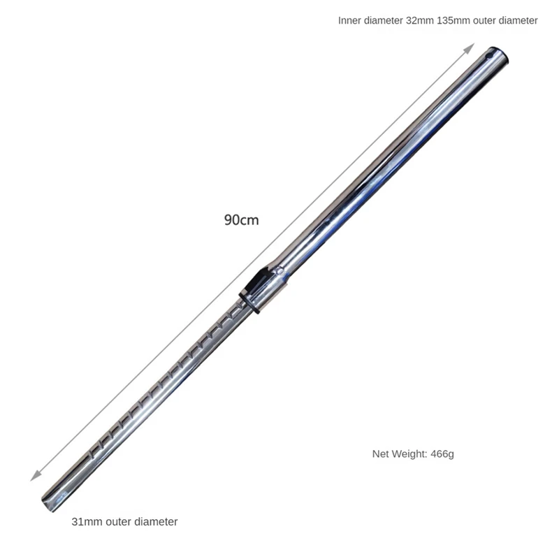 Stainless Steel Tube For Karcher WD2 WD3 WD4 WD5 NT18 NT20 NT25 NT30 NT38 Vacuum Cleaner Telescopic Rod Extension Tube