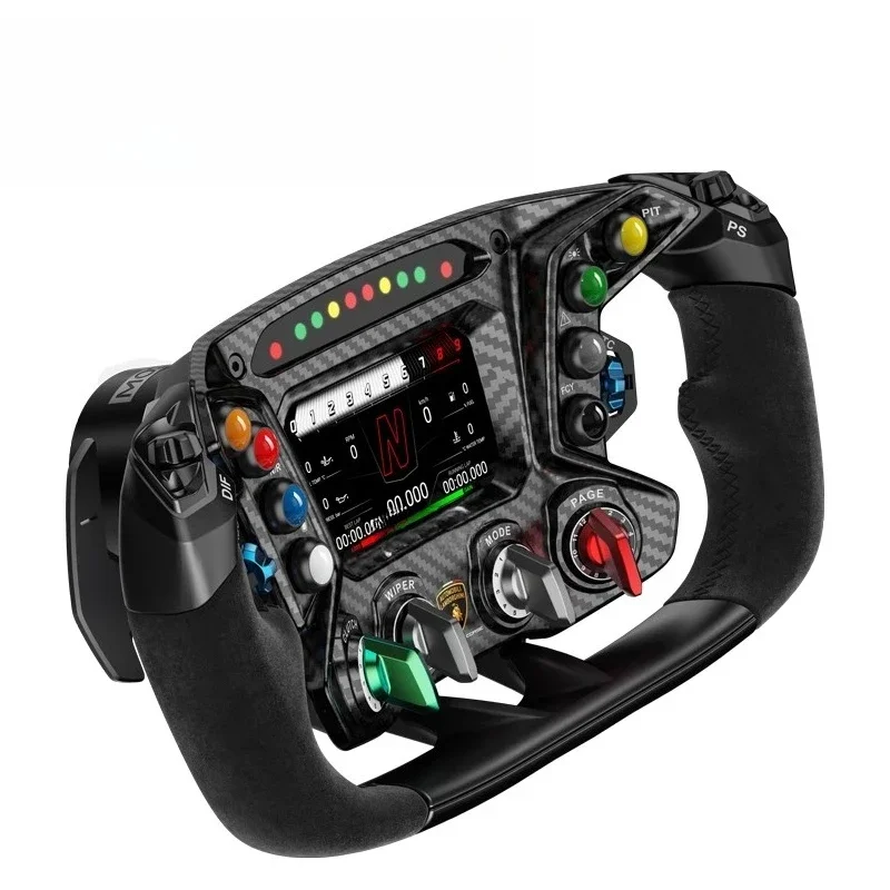 

Simulated racing steering wheel
