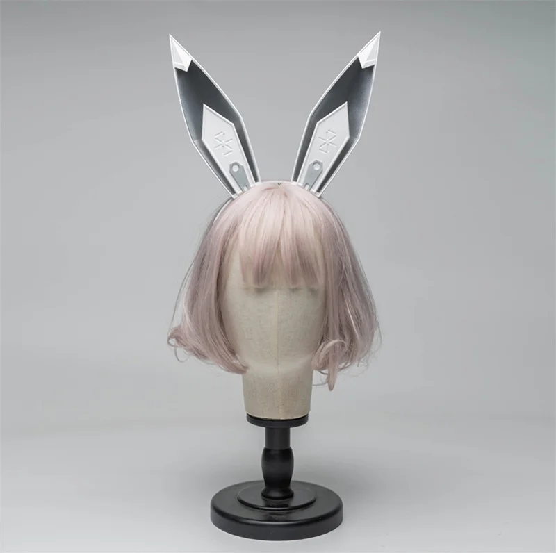 

Top Quality NIKKE:The Goddess of Victory BLANC NOIR Bunny Rabbit Ear Headwear Headband Cosplay Wig Props Halloween Carnival