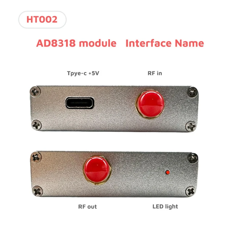 AD8318 Module RF Power Meter Logarithmic  Control Module 1Mhz-8000Mhz Power Detection Module Sensor
