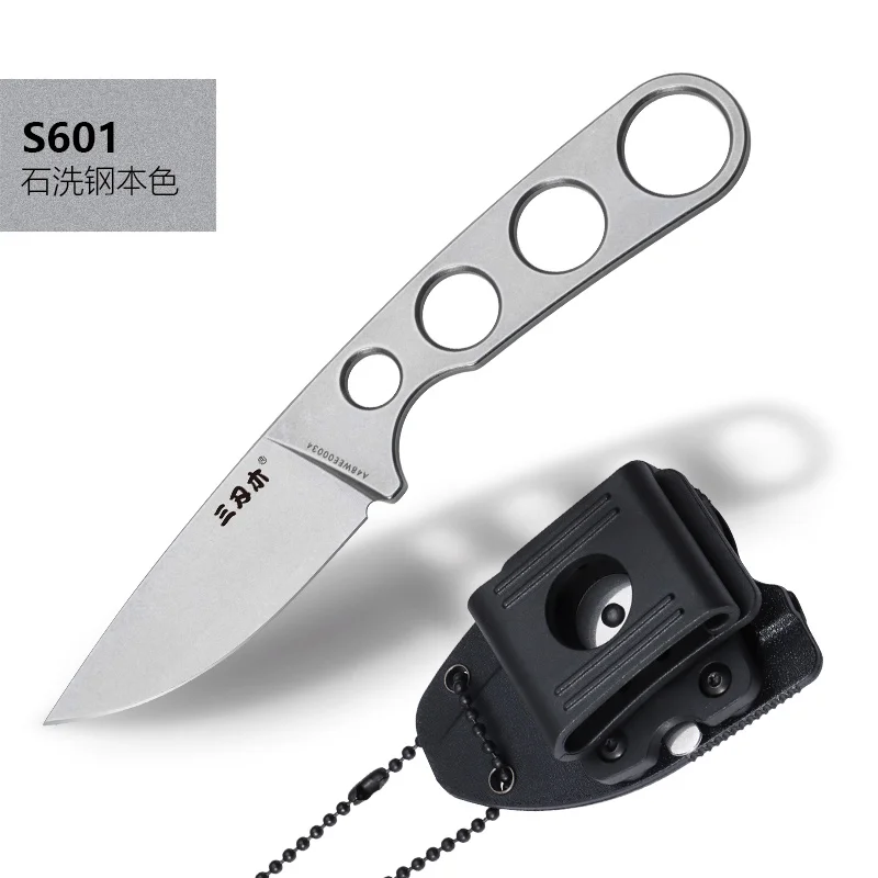 SANRENMU S601 Fixed Blade Knife 8cr13 steel Camping HuntingTactical Survival kitchen Knives Tool Edc K Sheath 7130 Self defense