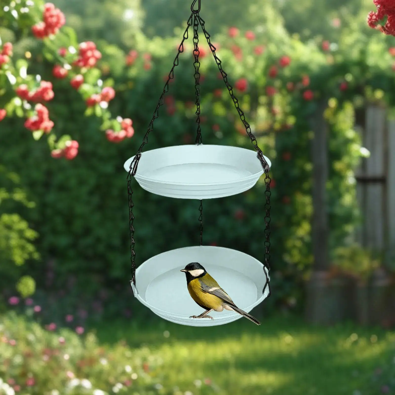 Bird Feeder for Outdoor Hanging Patio Garden Easy to Clean Outside Bird Lovers Easy to Refill Large Capacity Gifts Ornament - view 6