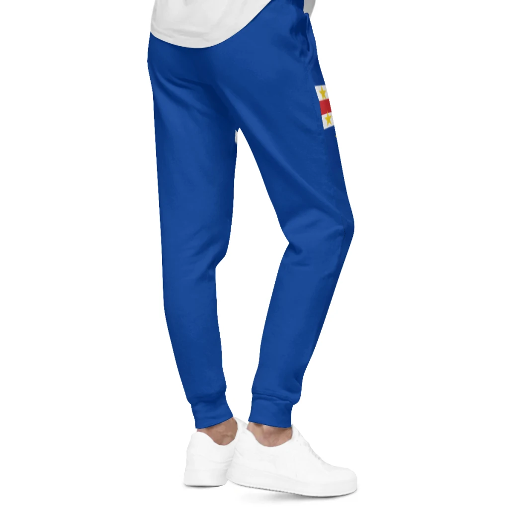 2025, Cape Verde Flag Heren Joggingbroek met Zakken Joggers voor Heren Sport Casual Joggingbroek Met Trekkoord