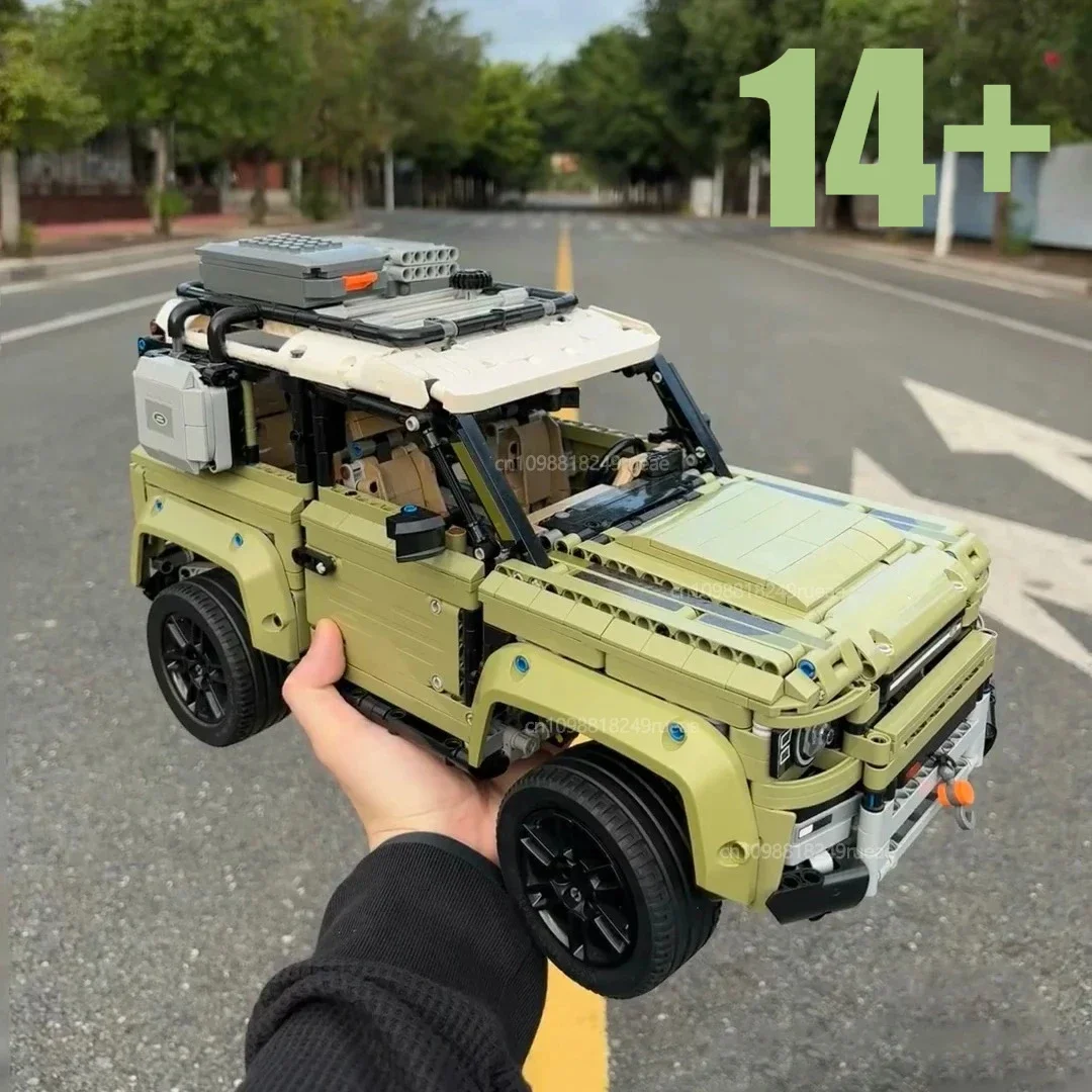 2573PCS Technical Land Off-road Defender Sports Car Building Blocks Set Model MOC Vehicle Toys Bricks for Boys Adult Gifts