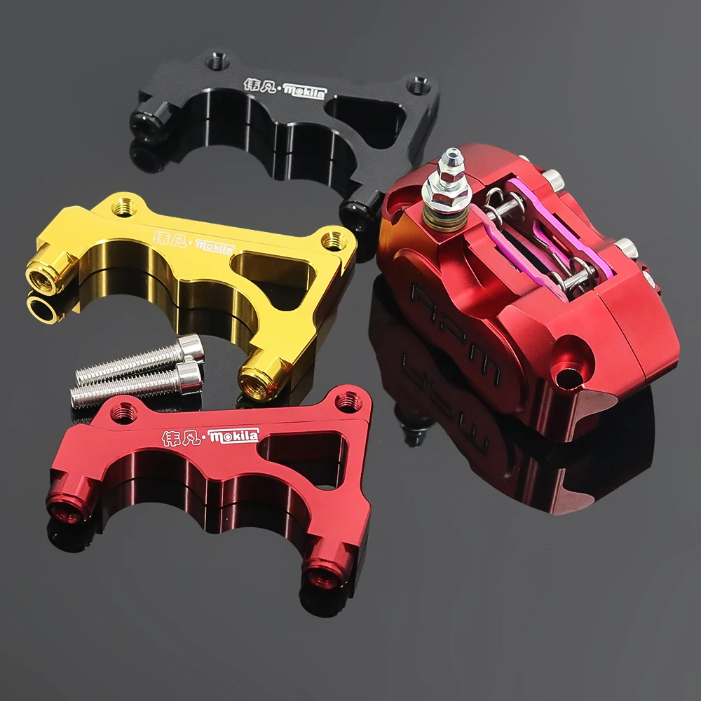 82mm Motorcycle Brake Caliper Bracket Adapter For RPM Adelin Frando Brake Caliper For Yamaha Scooter Rsz Jog Force