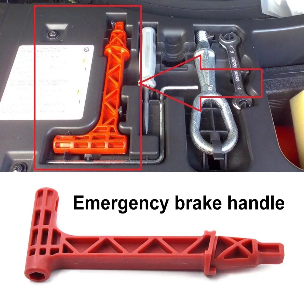 Emergency Handbrake Handle Release 24507590395/7590395 Car Parking Emergency Brake Release Handle for BMW X5 F15 F70 2006 - 2017