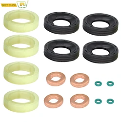 ORING FUEL INJECTOR SEAL WASHER SET FOR CITROEN BERLINGO C3 C4 PICASSO PEUGEOT 207 307 407 2008 2009 2010 2011 2012 2013 1.6HDI