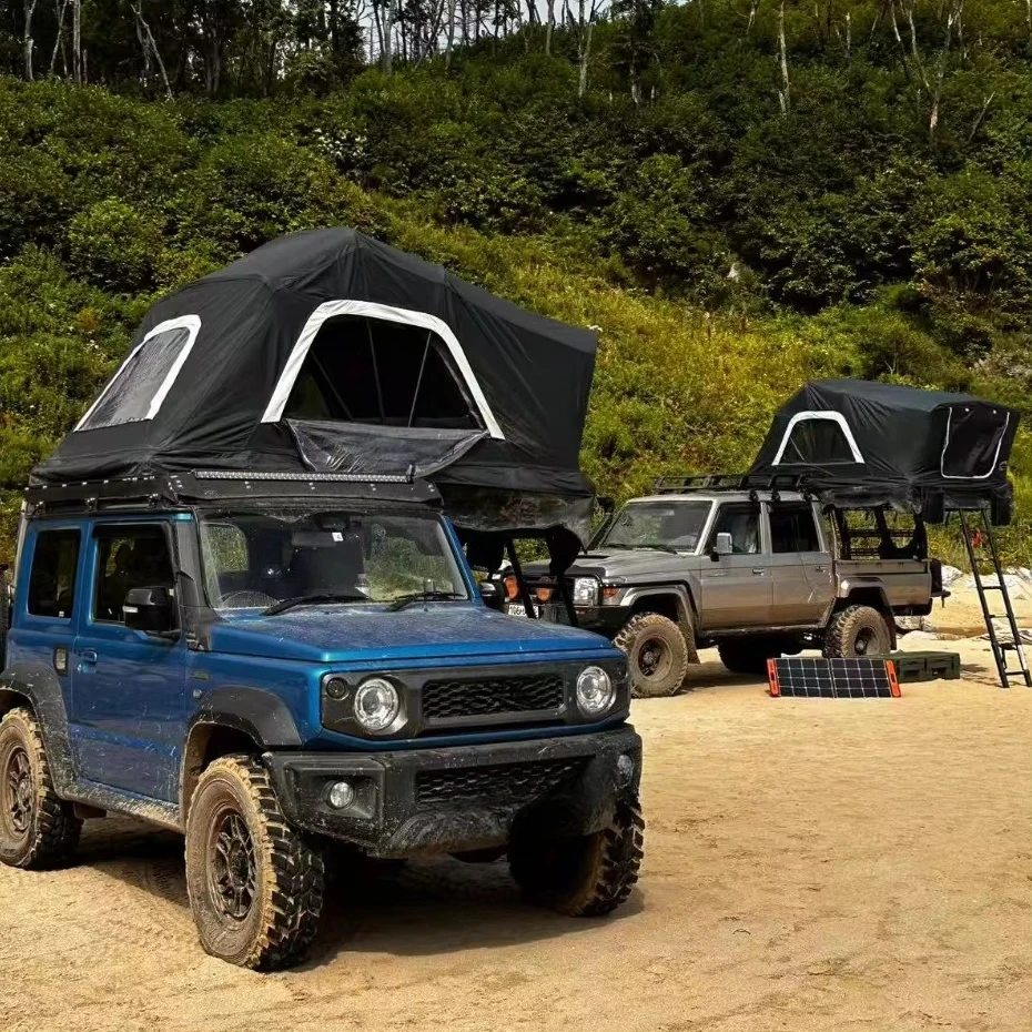 Outdoor Waterproof 4x4 Off-road Travelling Foldable Car Truck Camping Hard Shell Roof Top Tent
