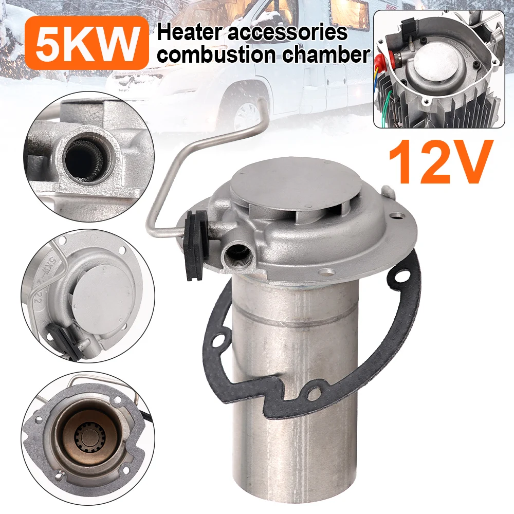 

Камера сгорания 5 кВт с прокладкой для Eberspacher Airtronic D2 12/24 В, стояночный обогреватель из нержавеющей стали, дизельный обогреватель 252069100100