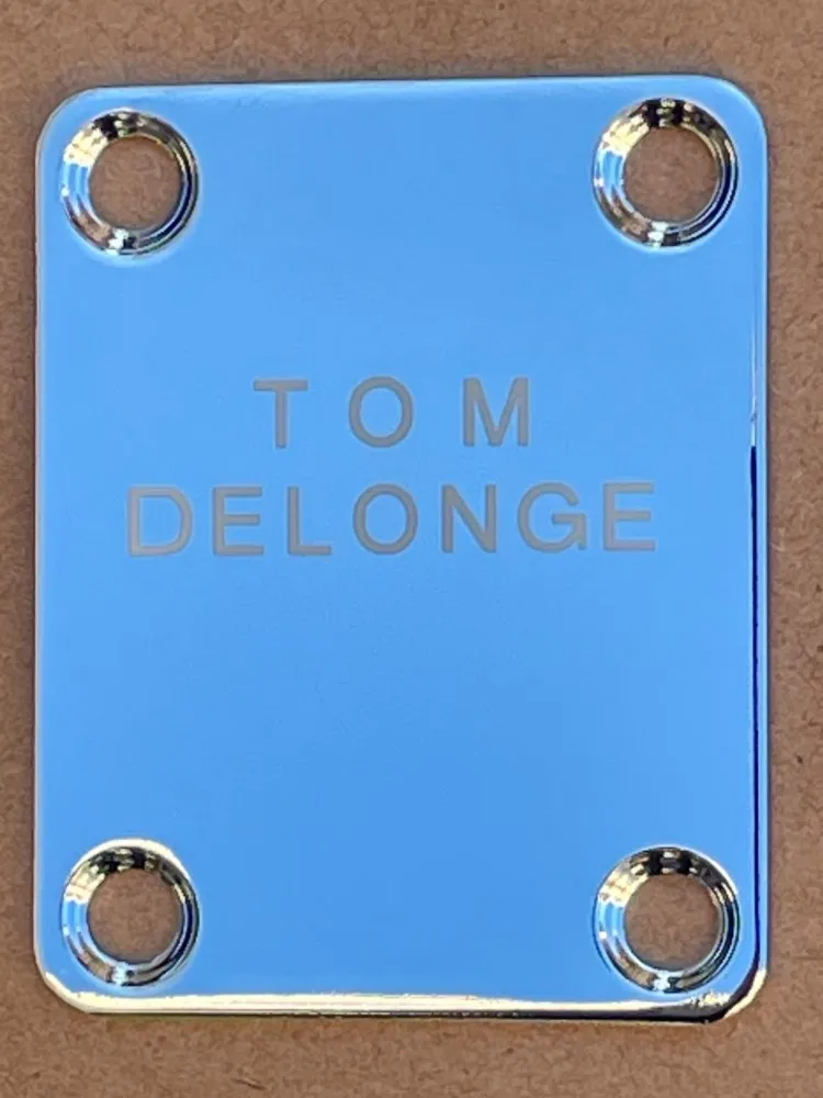 New Arrival!!!!!!! High Quality,Tom Delonge, Chrome Neck Plate , Strato, Electric Guitar,