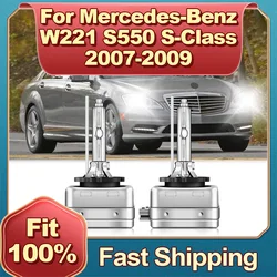 D1S Xenon far HID ampuller 35W 6000K beyaz yüksek parlak oto lambaları lamba Mercedes Benz W221 S550 s-class için 2007 2008 2009