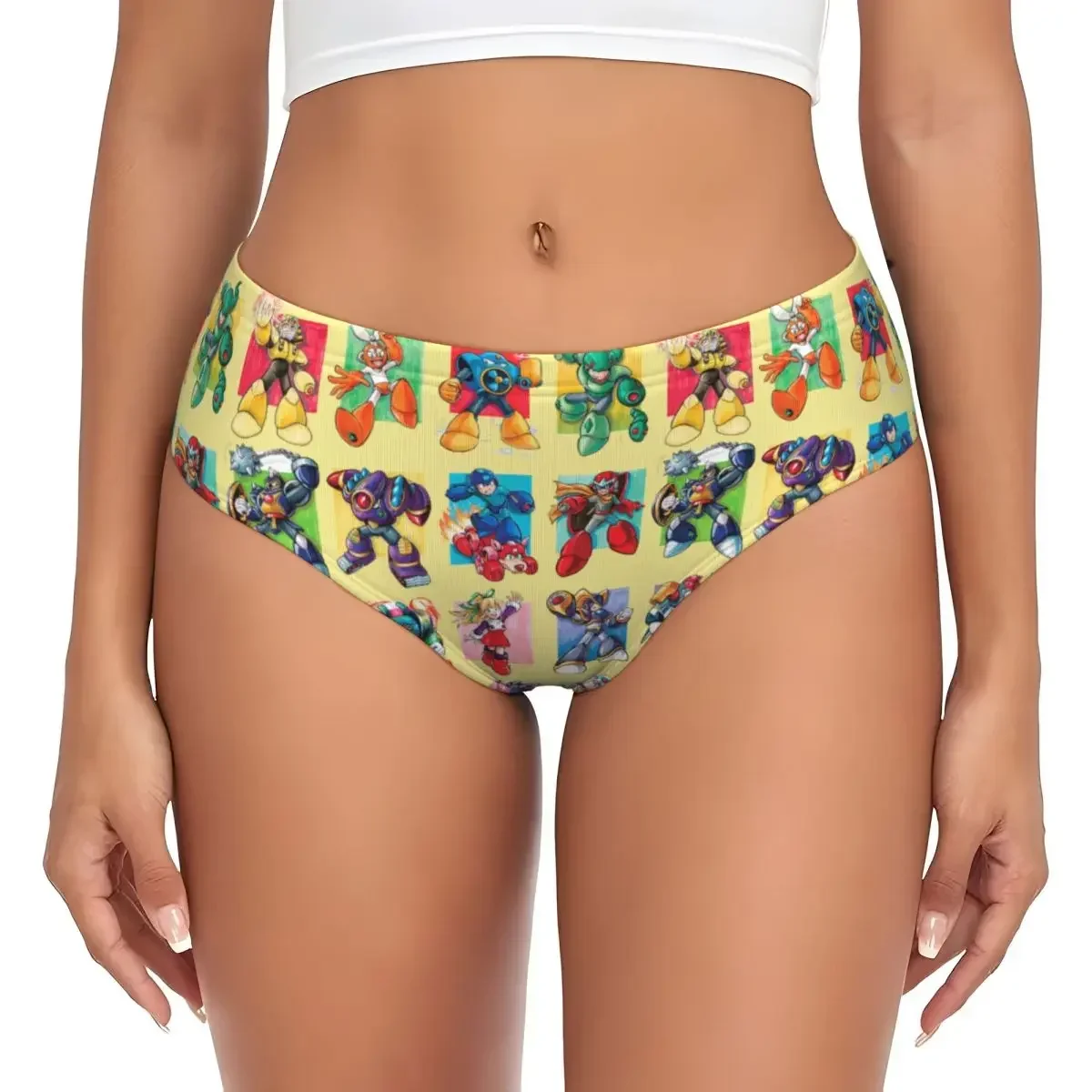 

Custom Goldorak Grendizers UFO Robot Briefs Underwear Women's Comfortable Stretch Mazingers Panties