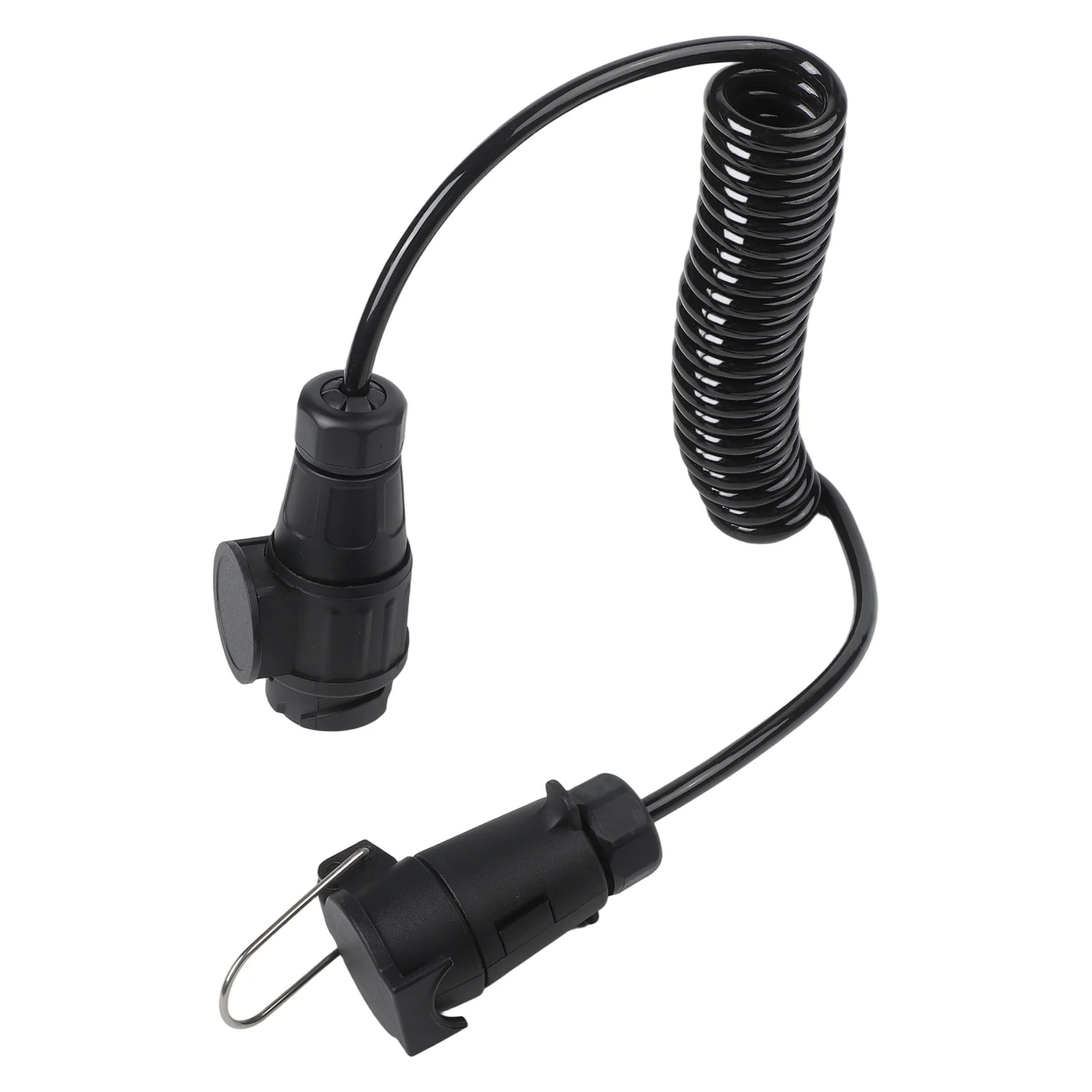 

3 Meters Connector 13-Pin Trailer Connector For Heavy Use Flexible Positioning Heavy Duty Spring Wire Design For Towing Vehicles