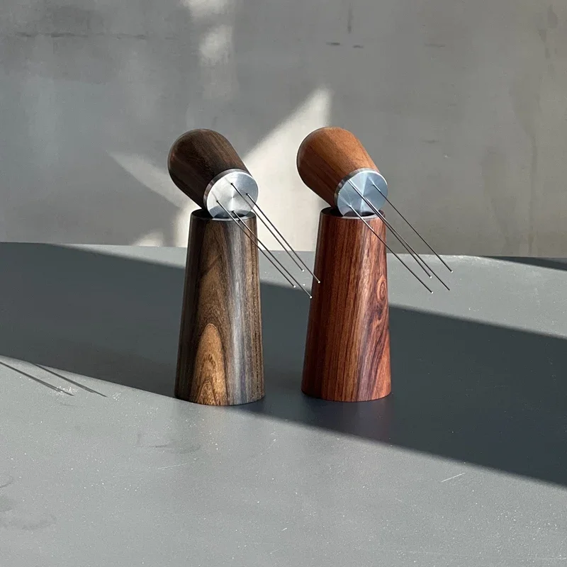 Coffee cloth powder injection Italian style hand punch disperses coffee powder clumps solid wood style evenly extracts