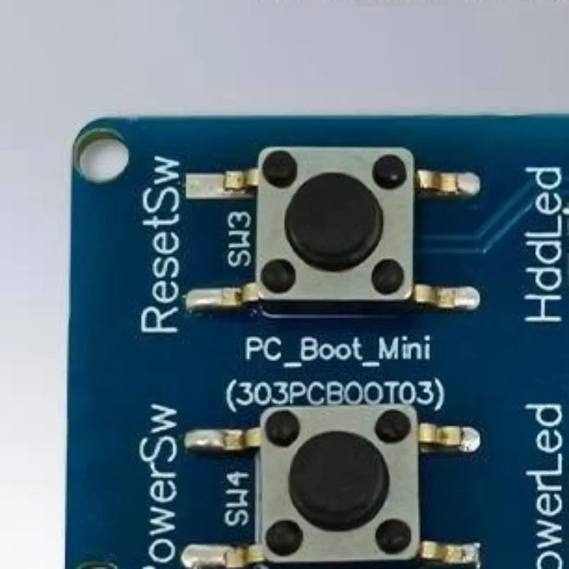 PC External Power Reset Switch 9Pin Motherboard Support HDD LED for Mini PC Case Mod DIY Repair Work