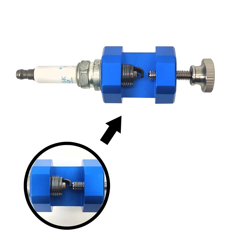 

Universal Spark Plug Gap Tool High Precise Gapping Tool Adjustment Kit for 14mm Thread Spark Plug