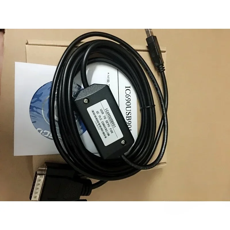 1 قطعة IC690USB901 كابل برجمة ل GE Fanuc SNP GE90-70 / 90-30 سلسلة PLC/الاتصالات/تنزيل كابل IC690USB90