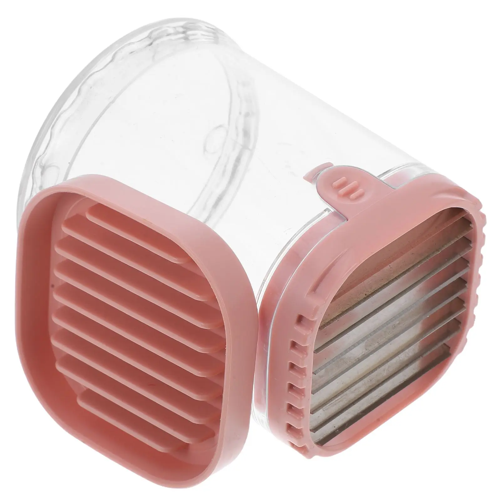 

Slicer Cup Stainless Steel Fruit for Strawberries Bananas Vegetables Food Dicer Kitchen Gadget Mini Slicer Tool Storage