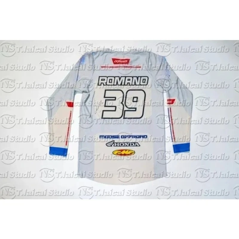 

HONDA summer 3D Printed Motorcycle Jersey Breathable Sweat Wicking Quick Drying Long Sleeve Men And Women Honda Jersey