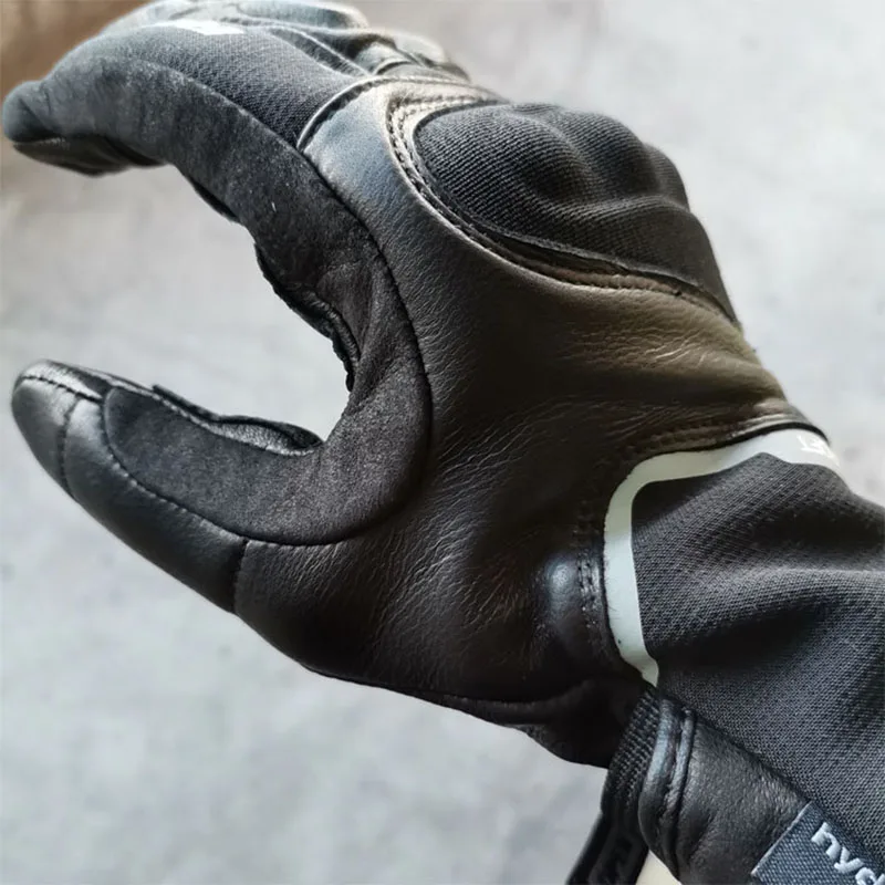 Summit 2, мужские мотоциклетные перчатки из козьей кожи, велосипедные перчатки для мотокросса, кожаные нескользящие защитные светоотражающие перчатки для сенсорного экрана