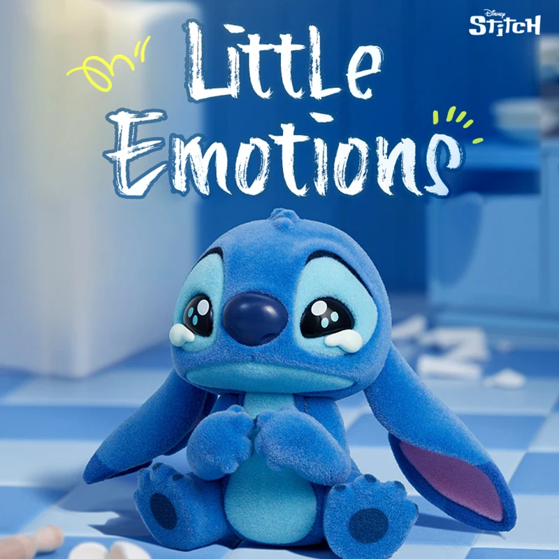 

Genuine Disney Stitch Little Emotions Series Blind Box Mystery Box Trendy Toys Doll Cute Kawaii Anime Figure Desktop Ornaments