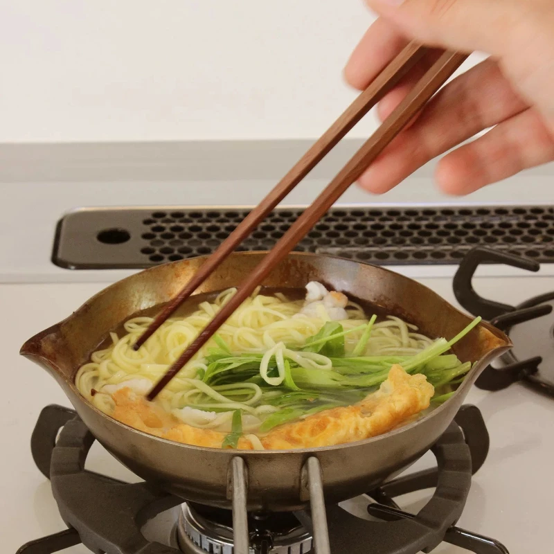 

Single Person Mini Wok Iron Material Non Coated Non Stick Pan Household Cooking Pan for Baby Food Making Kitchen Tools