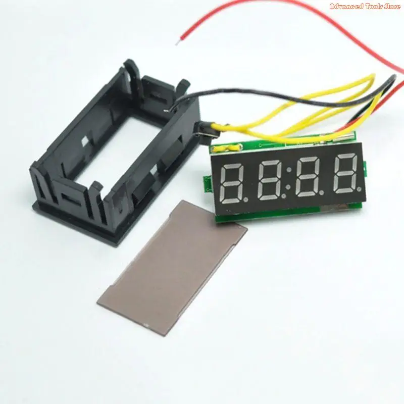 Digital Car Clock Auto Electronic Clock 24h LED Digital Display Memory Function Used for Motorcycle for Cars W91B