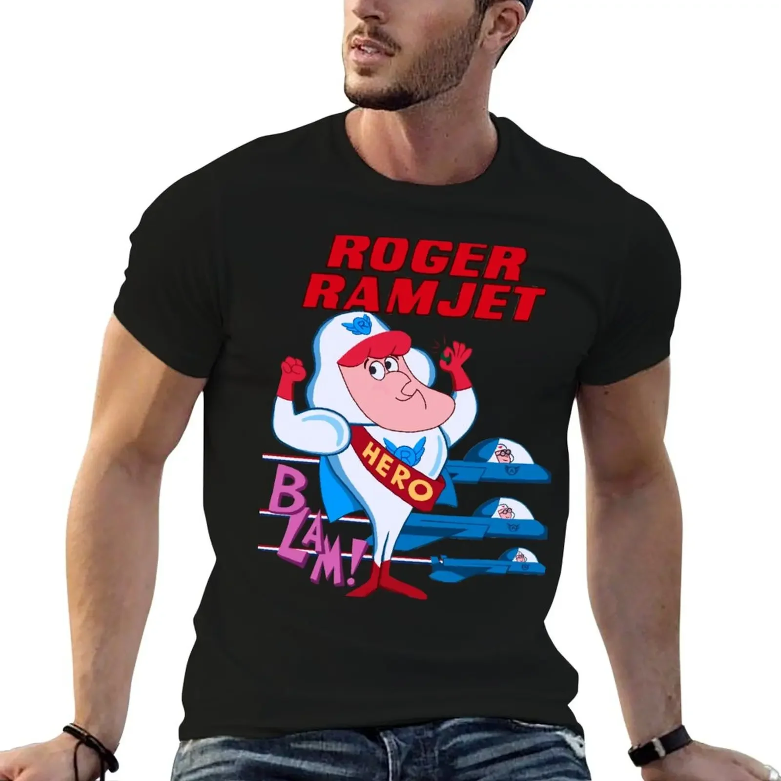 Roger Ramjet T-Shirt anime t shirts basketball graphic tees graphic t shirts luxury clothes men