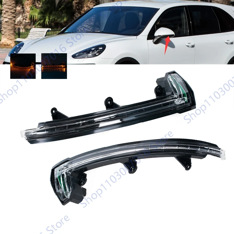 

For Porsche Cayenne 2015-2017 Rearview Mirror Lamp LED Turn Signal Light Pointing Lamp Car Lamp Assembly 95863110131 95863110231