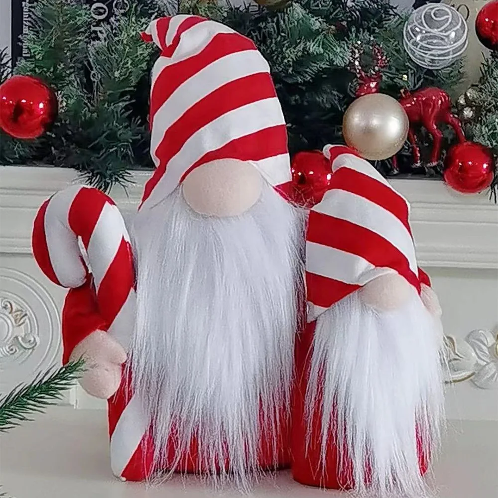 

Новый рождественский подарок, бархатная кукла без лица, украшение для окна, рождественское украшение для дома