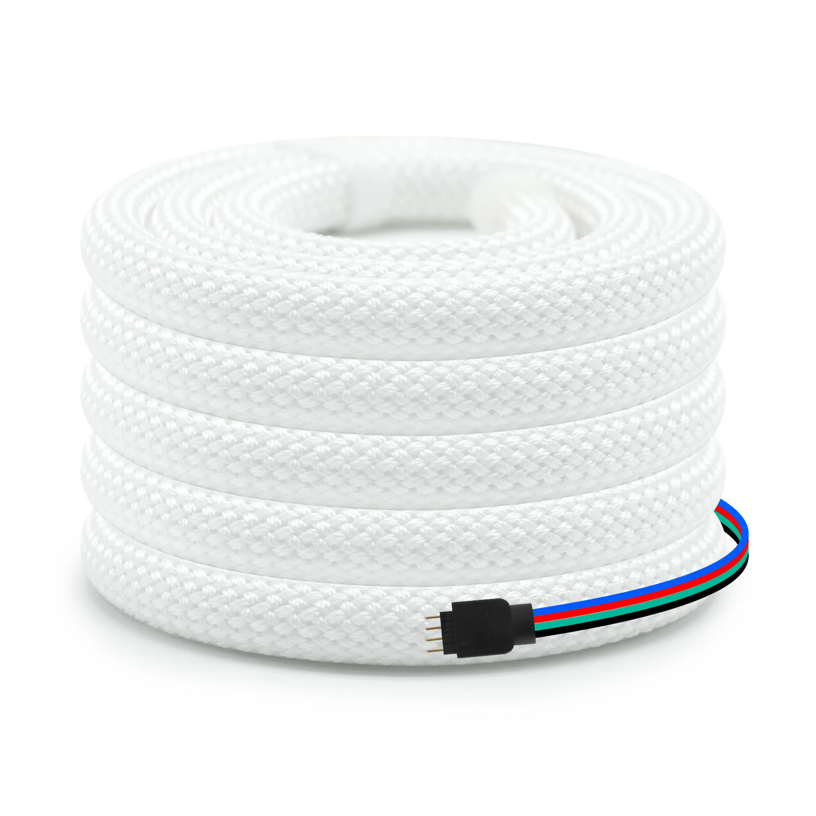 

24В RGB 360 ° Круглая неоновая светодиодная лента 240LED/м, диаметр 16 мм, IP67, водонепроницаемая, гибкая, для декора дома и спальни, 5 м, 10 м