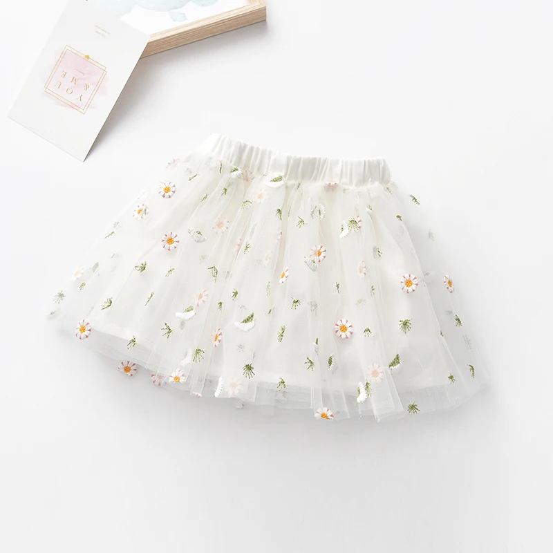 Summer Baby Girls Short Skirts Korean Children\'s Princess Skirts Children\'s Mesh Dance Skirts Baby Puff Skirts