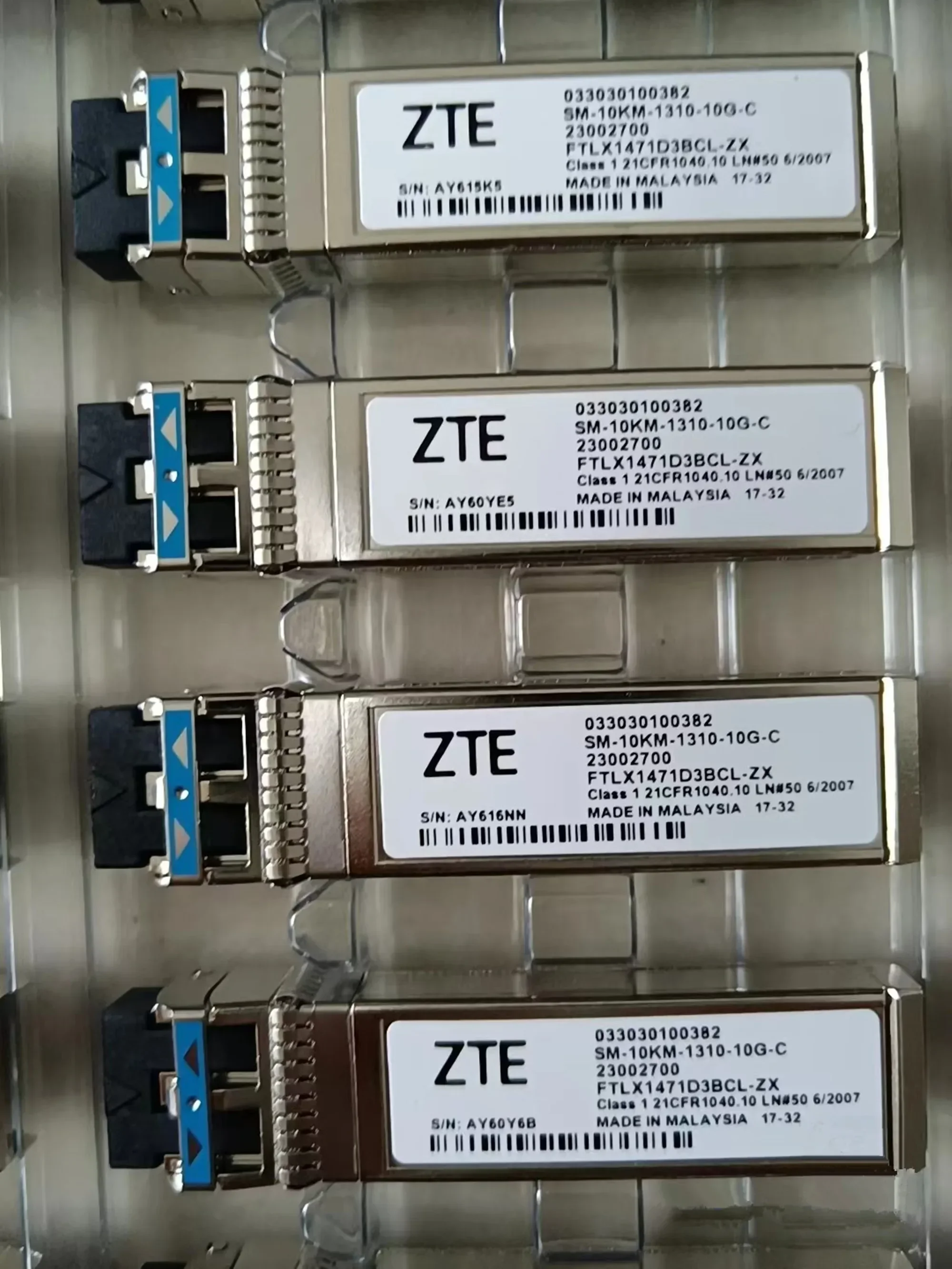 

FTLX1471D3BCL-ZX Z-TE 10G SFP transceiver/23002700/033030100382/SM-10KM-1310-10G-C/10G SFP fiber module adapter