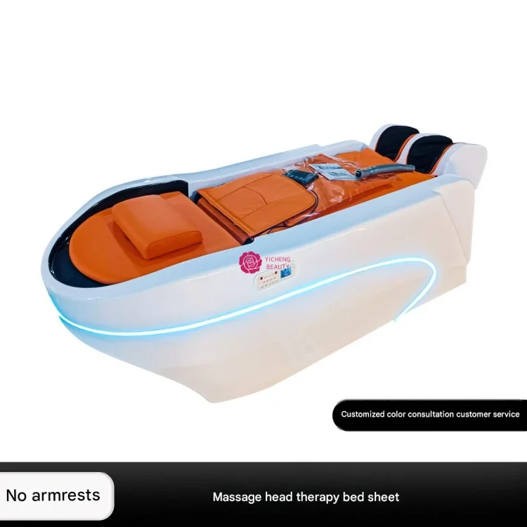 Yicheng Beauty Wholesale Electric Shampoo Bed Armless Salon Hair Washing Massage Bed with Cheap Price