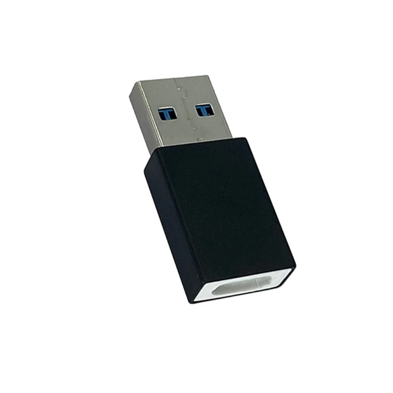 USB Data Blocker, USB C to USB A Adapter for Quick Charging and Data Prevention H8WD