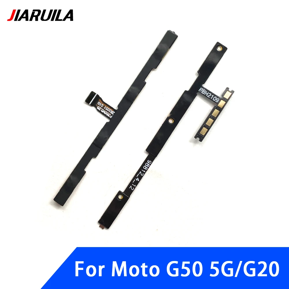 50Pcs，Tested Power on/off Volume Key Button Flex Cable Ribbon For Moto G13 G20 G23 G31 G32 G50 G51 G71 5G G52 G53 G62 G73 G82