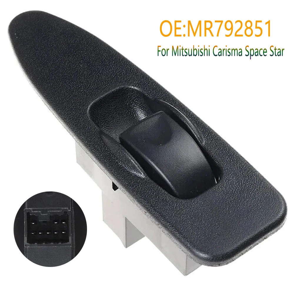 

Левый и правый переключатель стеклоподъемника со стороны пассажира для Mitsubishi Carisma Space Star, кнопка управления электрическим стеклоподъемником, автомобильные аксессуары