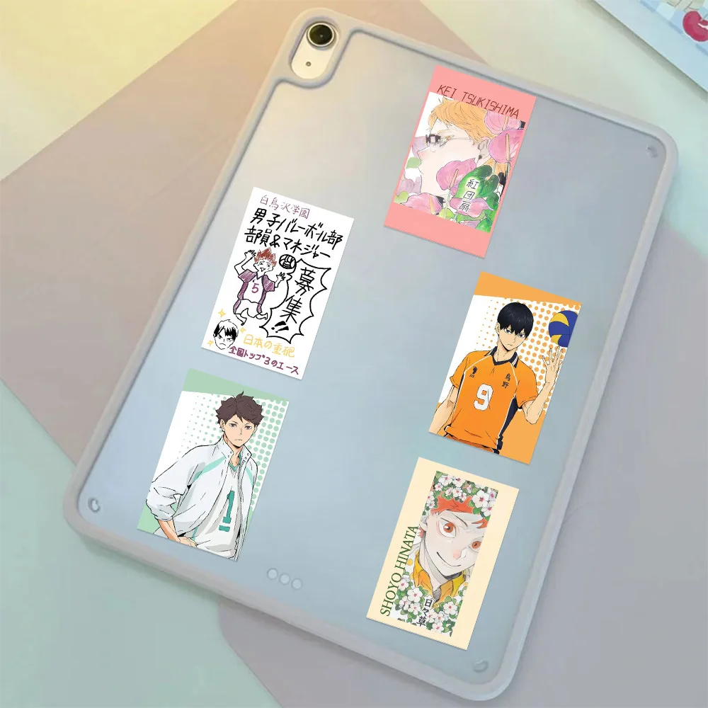 43pcs Volleyball Juvenile Cartoon Graffiti Stickers Suitcase Waterproof Skateboard Sticker Decoration
