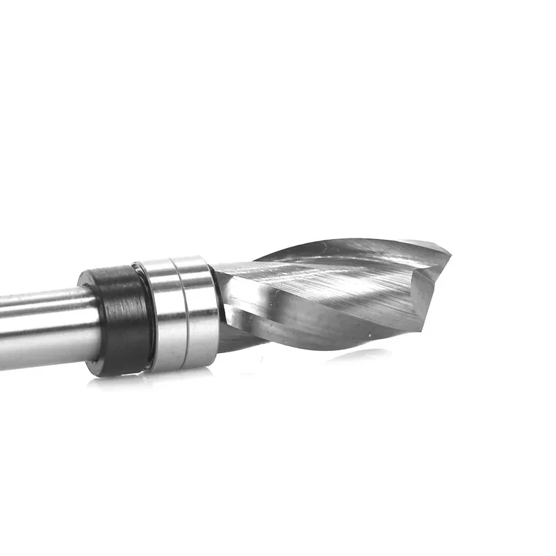 Imagem -04 - Top Bearing Compressão Flush Guarnição Router Bit Mill Ultra-desempenho mm Shank Carboneto Sólido Bit Cnc Espiral Flush Router Ferramenta